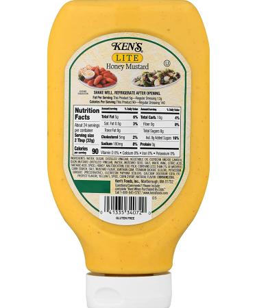 Ken's Steak House Lite Honey Mustard Dressing 24oz (Pack of 2) - Delicious Honey Mustard Flavor - Buy Online on GoSupps.com