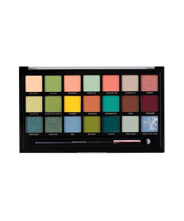 Profusion Cosmetics Adventurous 21 Shade Eyeshadow Palette - Earthy Tones Rich Pigments & Blendable Colors | Shop Internationally - Buy Online on GoSupps.com
