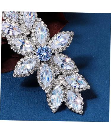 BIUDECO Rhinestone Hair Clip Rhinestones Hair Accessories Rhinestones Hairpin Wedding Rhinestones Hair Clip Diamonds Hair Clip Women Hair Barrettes Women Hair Accessories Women Hair Clip - Buy Online on GoSupps.com