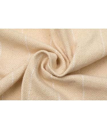 Monks Cloth Punch Needle Fabric - 100% Cotton Rug Hooking Cloth - Premium Quality Weavers Cloth - 1 Yard (36x60) Linen Needlework Fabric - Buy Online on GoSupps.com
