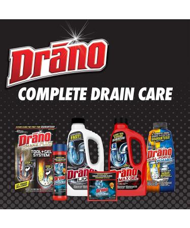 Drano Professional Strength Crystals Drain Clog Remover and Cleaner Unclogs Kitchen Sinks and Removes Food Grease and Cooking Oil 500g - Buy Online on GoSupps.com