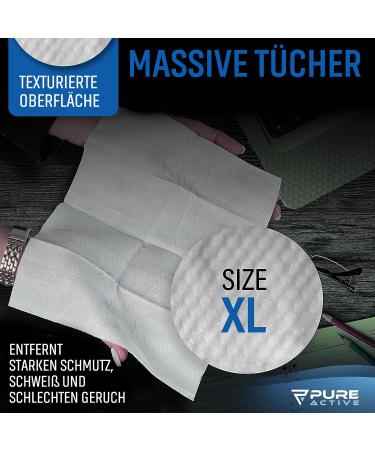 Extra Large Wet Wipes for Men - 50 Pack Blue Ice - 30x30 cm - Perfect for Post-Workout & On-the-Go - Adults Wet Wipes - Buy Online on GoSupps.com
