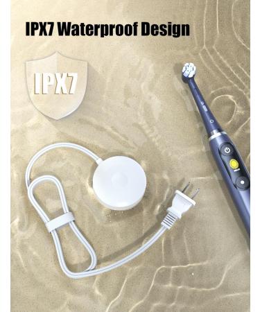 Braun Oral-B iO Charger Base Series 7 8 9 - Replacement Magnetic Power Supply Cord | Electric Toothbrush Charger (White - Buy Online on GoSupps.com