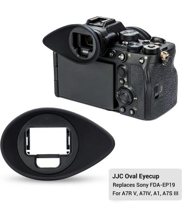 JJC Camera Viewfinder Eyecup for Sony A7R V A7 IV A7S III A1 - Oval Shape Silicone Design - Buy Online on GoSupps.com