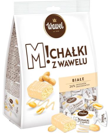Wawel Micha ki Bia e (blanc/lait) 245 g Bonbons au chocolat Recette traditionnelle Bonbons polonais classiques Lait et cacahu te - Buy Online on GoSupps.com