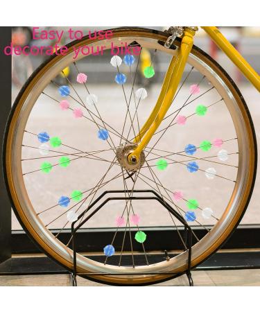 Kids Bike Spoke Beads Glow in The Dark - Plastic Multicolor Luminous Wheel Decorations (216PCS) - Buy Online on GoSupps.com