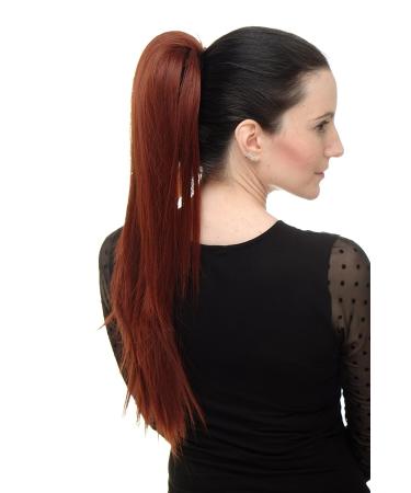 Buy WIG ME UP Voluminous Straight Braid Ponytail - 60 cm Red-Brown Hairpiece with Butterfly Clip | International Shipping Available - Buy Online on GoSupps.com