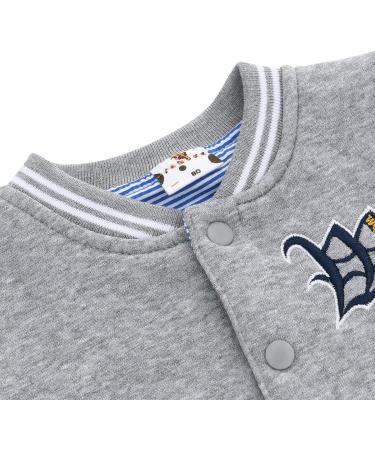 Famuka Baby Spring Jacket Baseball Suit Coat | 18-24 Months | Grey - Buy Online on GoSupps.com