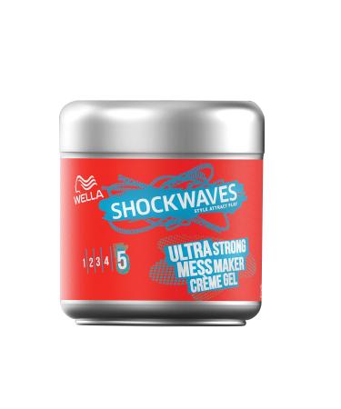 Wella Shockwaves Ultra Strong Mess Maker Cr me Gel 150ml 177ml - Buy Online on GoSupps.com