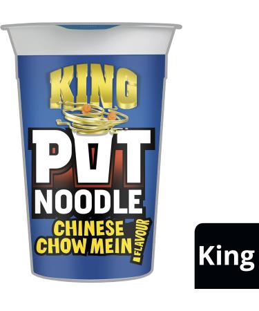 Pot Noodle Chinese Chow Mein King Pot 114 g - Buy Online on GoSupps.com