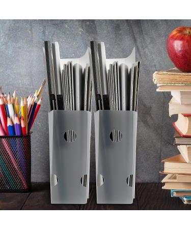 Jutom 6 Pcs Vertical Scrapbook Paper Holder Frosted Scrapbook Storage Organizer 12x12 Paper Storage Organizer Foldable Scrapbook Paper Storage for Cardstock Vinyl Paper Craft Paper File - Buy Online on GoSupps.com