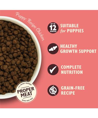 Lily's Kitchen Made with Natural Ingredients Puppy Dry Dog Food Chicken Salmon & Peas Grain-Free Recipe 2.5kg Chicken & Salmon 2.5 kg (Pack of 1) - Buy Online on GoSupps.com