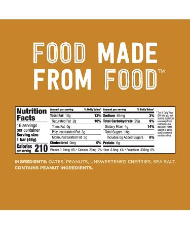 Larabar Peanut Butter & Jelly Bars - Gluten Free Vegan, 16 Ct, 1.7 oz | Healthy Snack - Buy Online on GoSupps.com