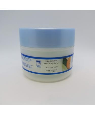 Father's Day Gifts Dead Sea Spa Care Shea Body Butter Moisturizing Cream in Wide Mouth Jar (Pack of 2)
