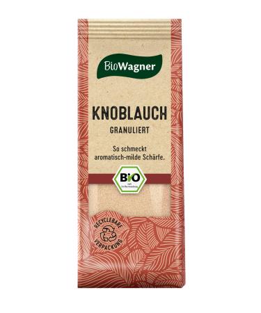 Biowagner - Bio garlic granulated |Perfect for dips grill meat or potato dishesNatural organic ingredients |Recyclebare packaging |60 g - Buy Online on GoSupps.com