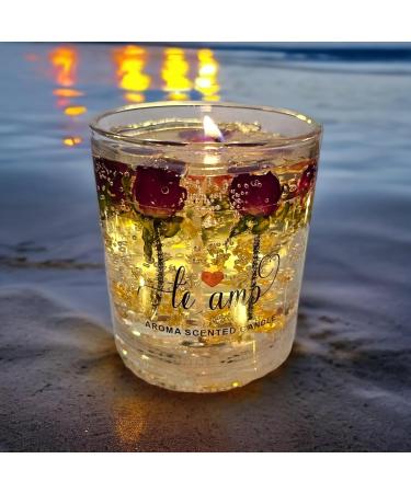 Luxury Scented Valentine Candle Set | Rose Jelly Aromatherapy Candles | Perfect Valentine's Day Gift - Buy Online on GoSupps.com
