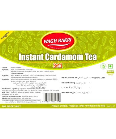 Wagh Bakri Instant Cardamom Chai Tea (Pack of 2) - Buy Online on GoSupps.com
