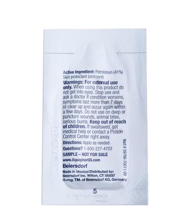 Aquaphor Advanced Skin Therapy .9g Packet (16ct) - Hydrating & Healing Formula - Buy Online on GoSupps.com