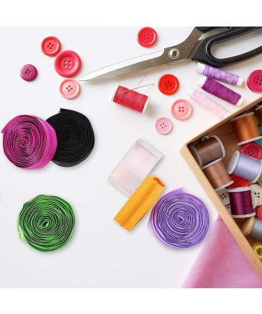36 Yards 12 Small Nylon Zippers Assorted Colors with 120 Plastic Sliders - Sewing Supplies - Buy Online on GoSupps.com