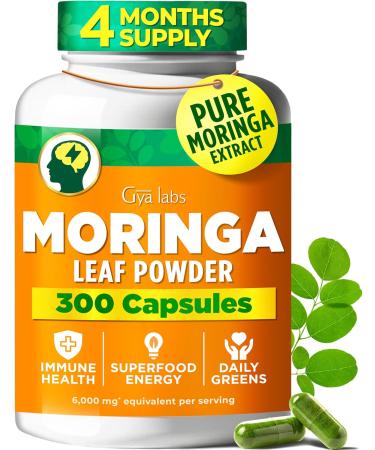 Gya Labs Himalayan Shilajit Resin (1.76 oz) & Moringa Capsules (300 Count) - Buy Online on GoSupps.com