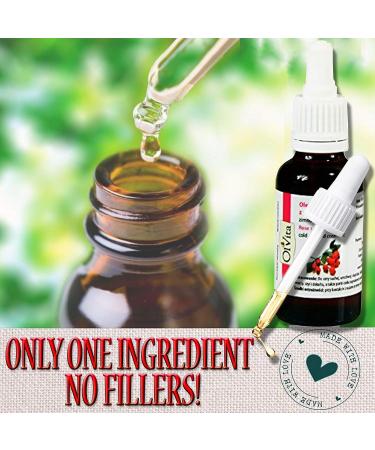 Ol Vita: Rosehip Seed Oil Virgin Cold Pressed - 100% Pure Natural Moisturiser for flawless skin 30 ml - Buy Online on GoSupps.com