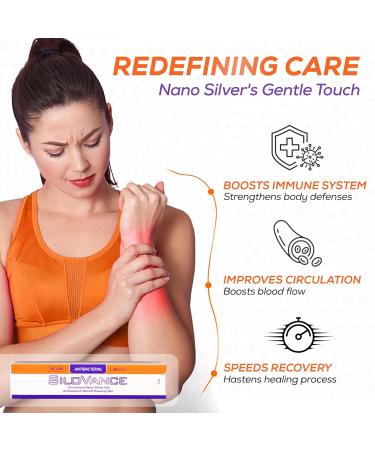 CuraVance SiloVance Nano Silver Gel 1oz - Premium Antimicrobial Gel for International Shipping - Buy Online on GoSupps.com