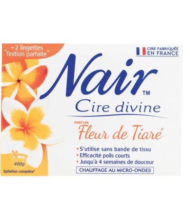 Nair Divine Wax with Tiar Flower - Long-Lasting Professional Hair Removal for Short Hair - 400g International Shipping - Buy Online on GoSupps.com