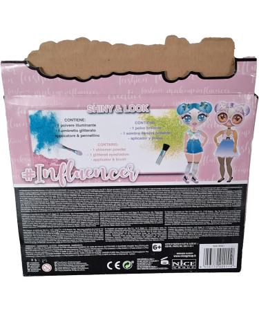 Nice Group Influencer Shiny Look 92011 Set with eye shadow and glitter powder for face and body multicoloured one size - Buy Online on GoSupps.com
