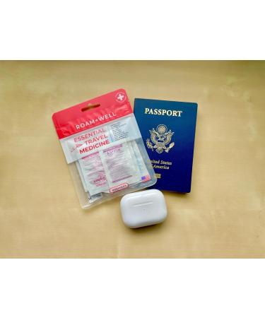 Essential Travel Medicine Kit - TSA Approved OTC Medications for Business | 18 Tablets - International Shipping - Buy Online on GoSupps.com