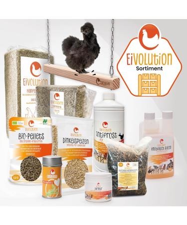 Egg Volution Organic Chicken Food 800g - Premium Laying Flour with Oregano for Hens Quail & Poultry - Healthy & Delicious Single Feed - Buy Online on GoSupps.com