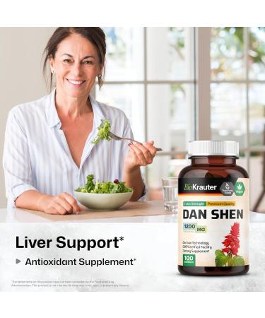 BIO KRAUTER Korean Panax Ginseng 100 Capsules & Dan Shen 100 Capsules - Buy Online on GoSupps.com