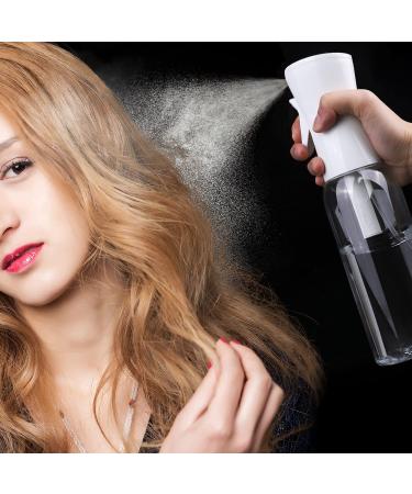 Golden Cow Ultra Fine Mist Spray Bottle 10oz - Reusable Plastic Sprayer for Hairstyling, Cleaning, Plants, Skin Care - Gradient Blue-Black/Gradient Black - Buy Online on GoSupps.com