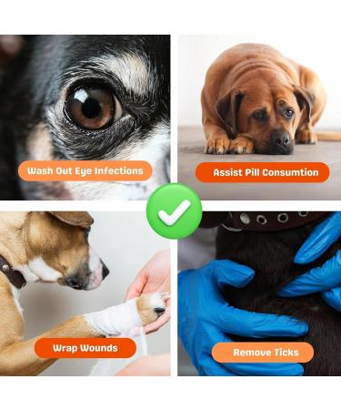 TheDogTagCo DOG FIRST AID KIT - Over 40 Health Supplies - Compact & Portable - Be Prepared for Any Pet Emergency - Buy Online on GoSupps.com