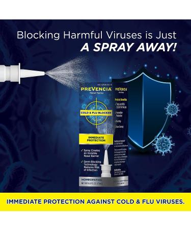 PREVENCIA Cold and Flu Protection Nasal Spray - Non-Drowsy Homeopathic Remedy - 0.5 Fl Oz - Buy Online on GoSupps.com