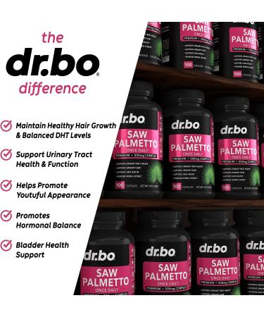 Saw Palmetto for Women Hair Loss - DHT Blocker & Bladder Control Supplement - Buy Online on GoSupps.com