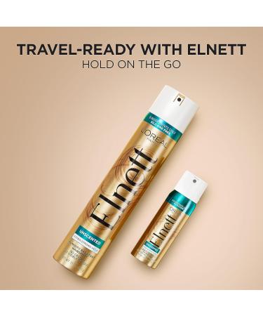 L'Oreal Paris Elnett Hair Care Elnett Satin Extra Strong Hold Hairspray - Unscented Long Lasting + Humidity Resistant Hair Styling Spray 2.2 Oz Unscented 2.2 Ounce (Pack of 1) - Buy Online on GoSupps.com