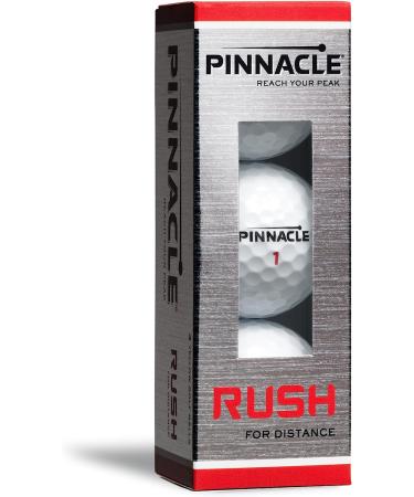 Pinnacle Rush Golf Balls - White (12 Pack) - Buy Online on GoSupps.com