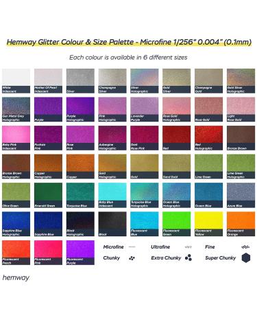 Hemway Ultra Sparkle Rose Gold Glitter - Microfine 1/256 (0.1MM) - Cosmetic Safe - 100g | International Shipping - Buy Online on GoSupps.com