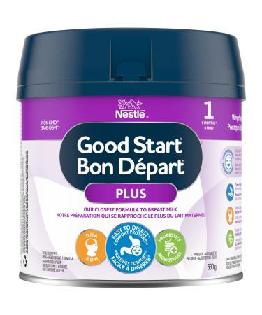 NESTL GOOD START PLUS 1 Baby Formula Powder 0+ months Probiotic B. lactis For Gut Health & Immune Support DHA For Brain Development 580g Packaging May Vary