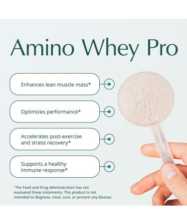 Amino Whey Pro Advantage™ - Grass-Fed Whey Protein with HMB & Creatine | 8g Protein per Scoop | 30 Servings - Natura Health Products - Buy Online on GoSupps.com