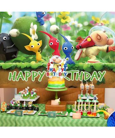 37pcs Pikmin Cake Decorations with 1pcs Captain Olimar Video Game Cake Topper 36pcs Cute Cupcake Toppers for Girls Birthday Party Decorations - Buy Online on GoSupps.com
