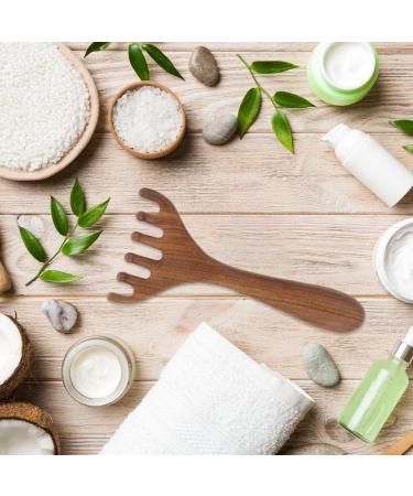 Beavorty Wooden Scalp Massage Comb - Gua Sha Handheld Head Massager for Relaxation & Acupuncture Treatment - Buy Online on GoSupps.com