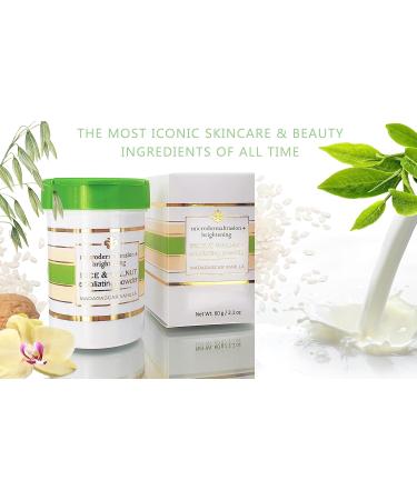 Buy Rice and Walnut Exfoliating Powder - All Natural Madagascar Vanilla Scrub for Pore Purifying & Anti-Aging - 2.1 oz - Buy Online on GoSupps.com