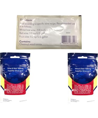 Oxalis Wine Making Bundle - Tannin, Pectic Enzyme, Acid Blend - 1 oz each - Multicolor - Buy Online on GoSupps.com