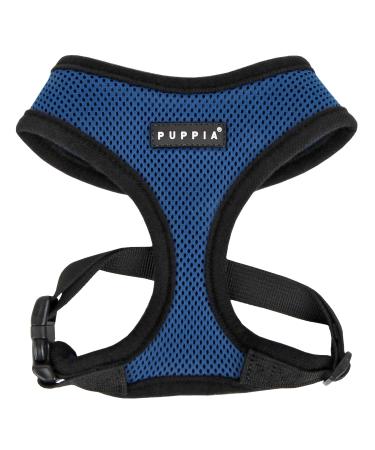 Puppia dog harness for small and medium -sized dogs - super soft in many colors - also used as a puppy dishes - anti -anti -tanning crockery for dogs royal blue s s royal blue