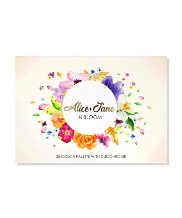 Alice+Jane 35 Color High Pigment Eyeshadow Palette - Glitter, Cream & Duochrome Shades In Bloom - Buy Online on GoSupps.com