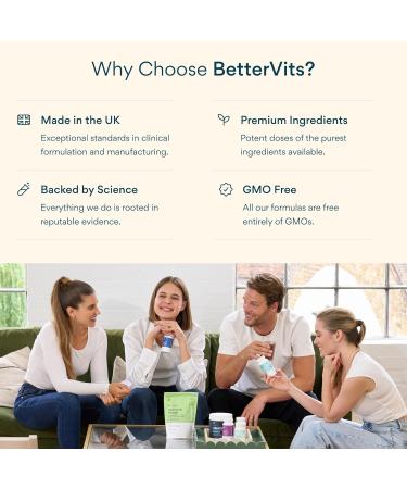 Bettervits Odorless Garlic Supplements 1000mg | High Strength Garlic Extract with Allicin | Vegan Garlic Supplement for Heart Circulation and Immune Support 30 Capsules - Buy Online on GoSupps.com