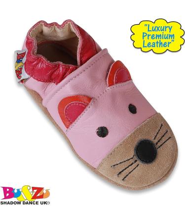 SHADOW DANCE UK Soft Sole Baby Shoes | Toddler Booties for Boys and Girls | New Born Leather Winter Shoes 0-6 Months - Buy Online on GoSupps.com