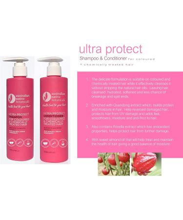  AUSTRALIAN NATIVE BOTANICALS Natural conditioner for colored and chemically treated hair - Vegan sulfate-free - For men and women - 250 ml - Buy Online on GoSupps.com