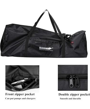 SUNELFFY Electric Scooter Carrying Bag - Foldable E-Scooter Storage Accessory for Mijia M365/Pro & Xiaomi Segway - Heavy Duty Handbag for Transport - Black - Buy Online on GoSupps.com